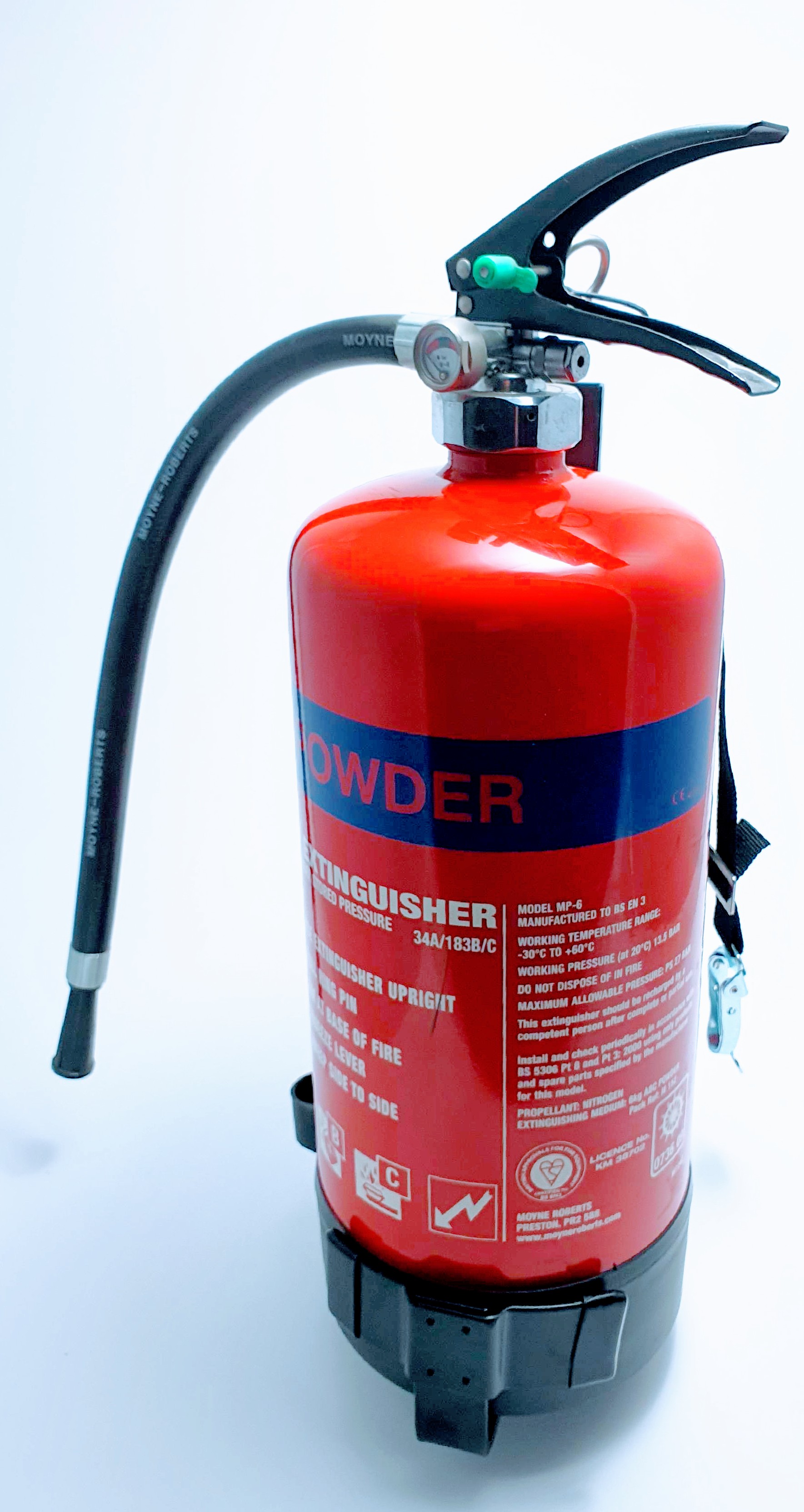 Adjustable marine bracket for fire extinguisher Products Traconed