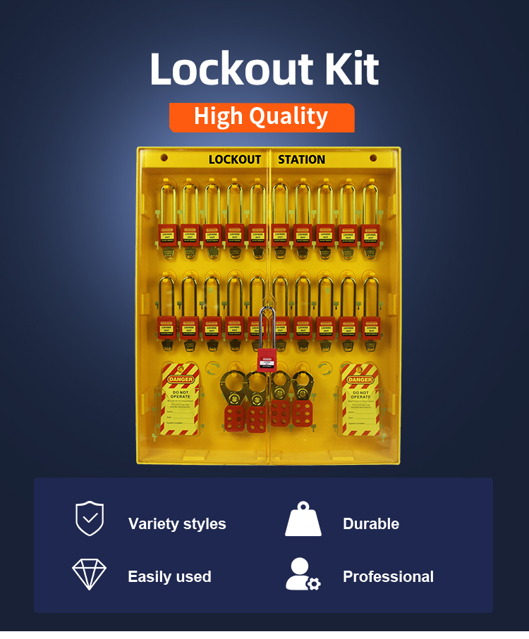 Combined Safety Lockout Tagout Station Kit - TR120 | Products | Traconed