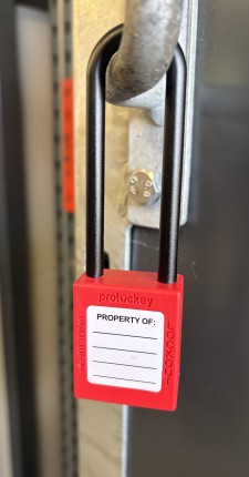 Padlock 76mm nylon shackle