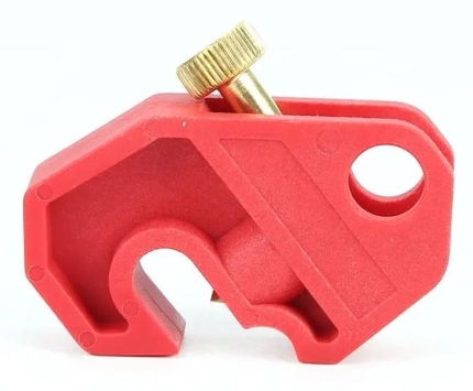 Circuit Breaker Lockout 45x25x10mm max clamping size 10mm