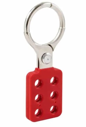 Aluminised Lockout Hasp Jaw size 38mm upto 6 locks