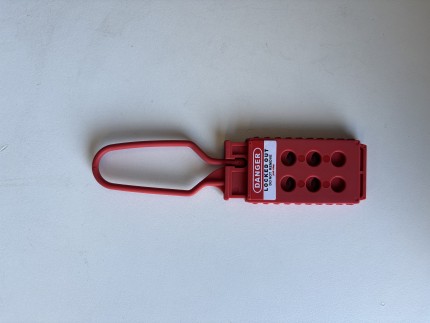 Nylon insulated Lockout Hasp upto 6 locks