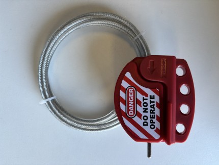 Cable Lockout 200cm x 4mm dia