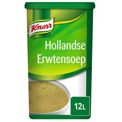 KNORR Hollandse erwtensoep - Greanpeas  1380gr/12 ltr