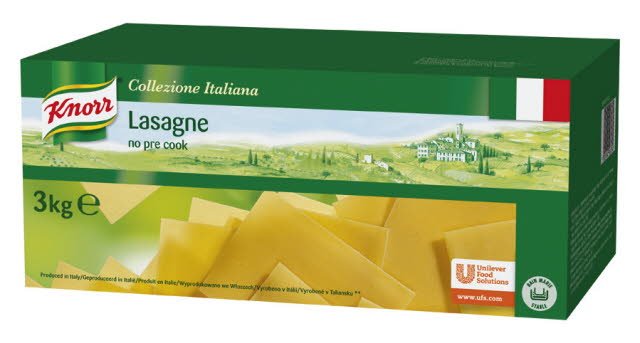 KNORR Lasagne leaves 3kg.